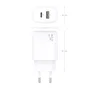 Aisens Cargador GaN 25W con USB-C PD3.0 y USB-A QC3.0, Blanco