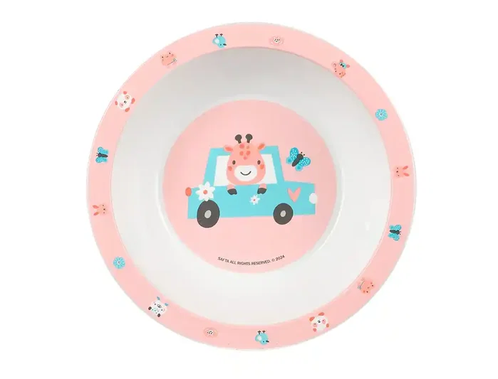 Safta Set de Platos, Cubiertos y Vaso Preescolar Jirafa