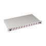 EFB Elektronik B71901L12OM4 Caja de empalme LC 50/125 OM4 extensible, 12 pigtails / 6 acopladores