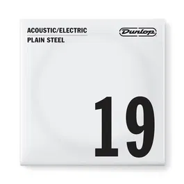 Dunlop Cuerda Individual Plana 019 Set de 12 (Set de 12)
