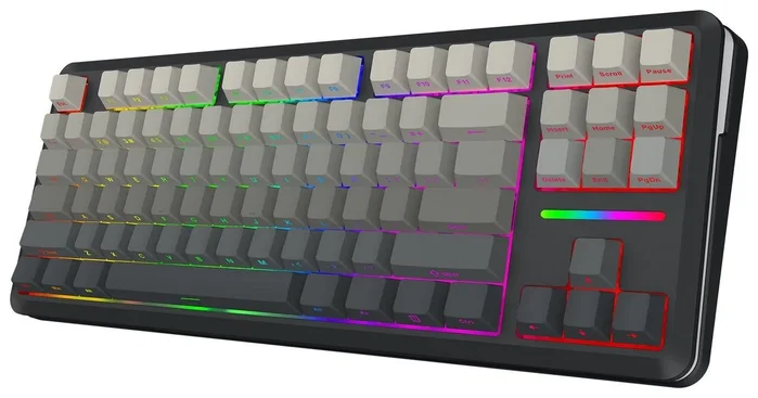 Redragon Wildslash Pro K734SP-RGB-PRO Teclado Gaming Mecánico Inalámbrico RGB 87 Teclas Layout Español Redragon Wildslash Pro K734SP-RGB-PRO Teclado Gaming Mecánico Inalámbrico RGB 87 Teclas Layout Español