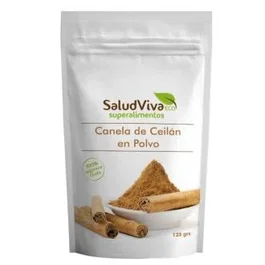 Salud Viva Canela de Ceilán en Polvo 125Gr Bio Sg S/A Vegan