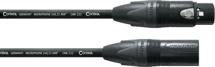 Cordial Cable De Micrófono XLR 3 Metros Cordial Cable De Micrófono XLR 3 Metros