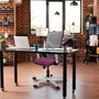 PIQUERAS Y CRESPO Silla de oficina Motilla con mecanismo Sincro, Amarillo y Blanco