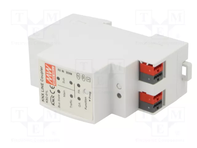 MEAN WELL KSC-01L Repetidor KNX para Raíl DIN