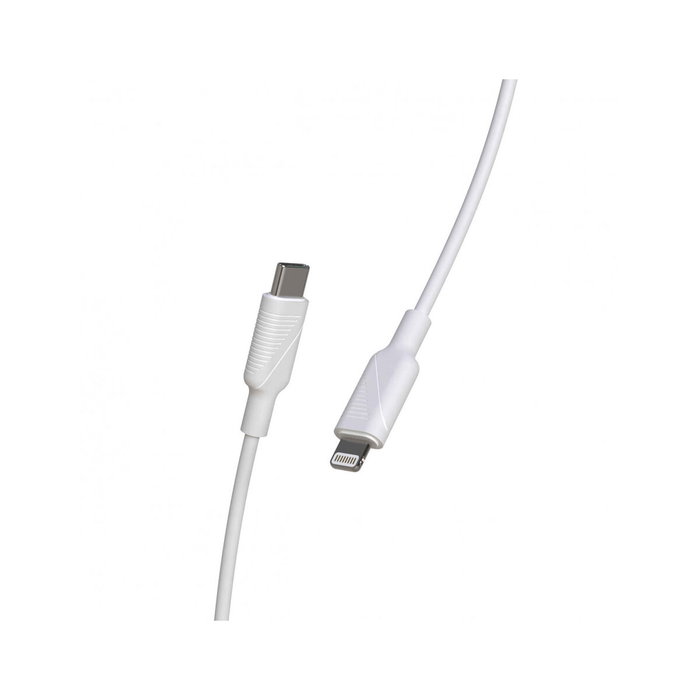 muvit for change cable Tipo C a Lightning MFI 3A/27W 1,2m blanco