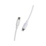 muvit for change cable Tipo C a Lightning MFI 3A/27W 1,2m blanco