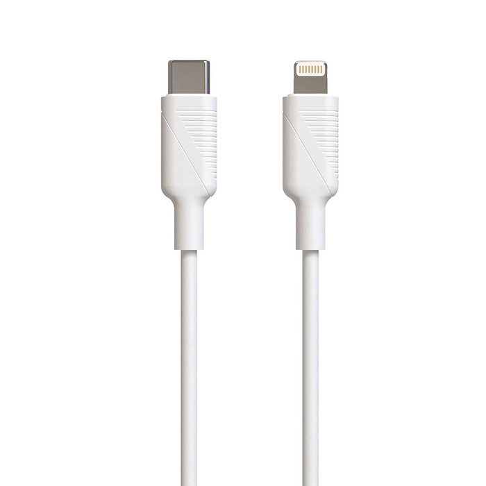 muvit for change cable Tipo C a Lightning MFI 3A/27W 1,2m blanco