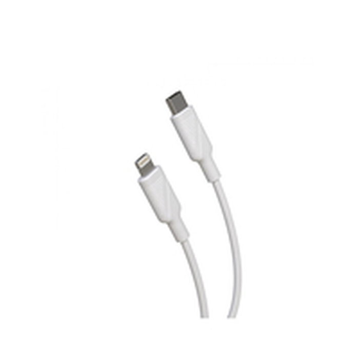 muvit for change cable Tipo C a Lightning MFI 3A/27W 1,2m blanco