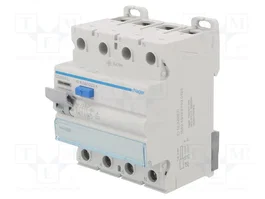 HAGER Interruptor diferencial 40A 30mA 3+N tipo A