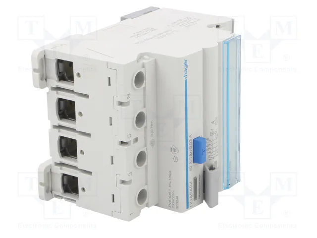HAGER Interruptor diferencial 40A 30mA 3+N tipo A