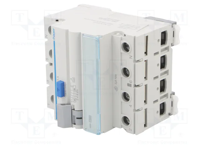 HAGER Interruptor diferencial 40A 30mA 3+N tipo A