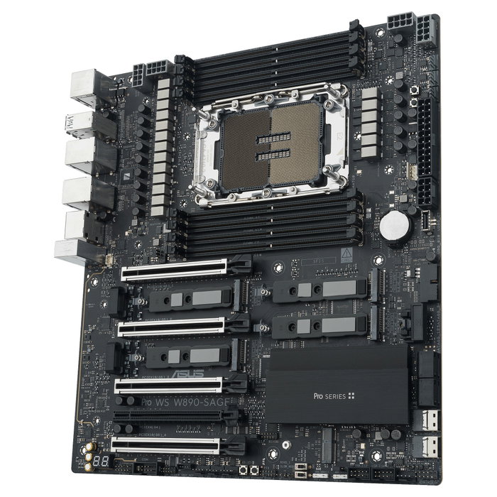 ASUS PRO WS W890E-SAGE (Intel, 4710, DDR5, EBB, CEB) Placa base para puesto de trabajo