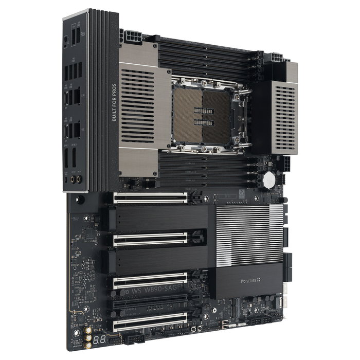 ASUS PRO WS W890E-SAGE (Intel, 4710, DDR5, EBB, CEB) Placa base para puesto de trabajo