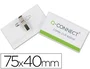Identificador Q-Connect Con Pinza E Imperdible Kf01568 40x75 mm 50 unidades