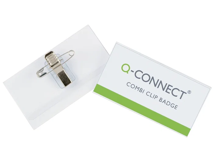 Identificador Q-Connect Con Pinza E Imperdible Kf01568 40x75 mm 50 unidades Identificador Q-Connect Con Pinza E Imperdible Kf01568 40x75 mm 50 unidades
