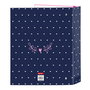 Carpeta de anillas Safta Paris Rosa Azul marino A4 27 x 33 x 6 cm