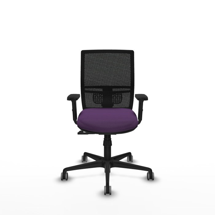 PIQUERAS Y CRESPO Silla de oficina Yunquera con mecanismo Sincro, Morado y Negro PIQUERAS Y CRESPO Silla de oficina Yunquera con mecanismo Sincro, Morado y Negro