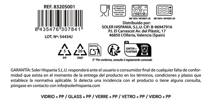 Inde Set 4 Botes "Eden" Md - Colección Eden - Dimensiones: 9 cm Ancho, 25 cm Alto, 18 cm Largo (8 Cajas)