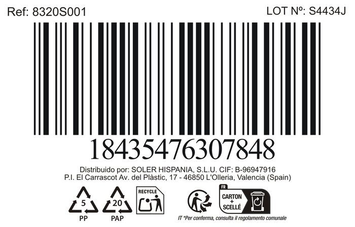 Inde Set 4 Botes "Eden" Md - Colección Eden - Dimensiones: 9 cm Ancho, 25 cm Alto, 18 cm Largo (8 Cajas)