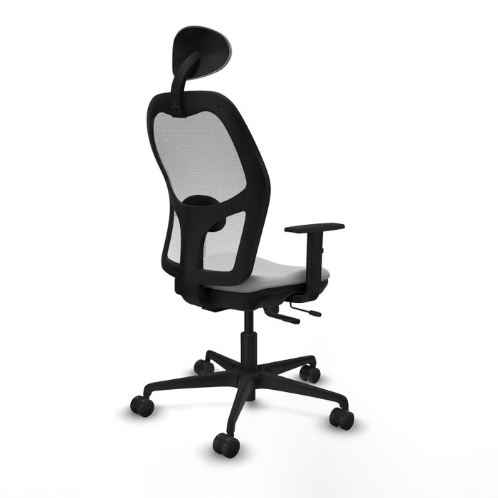 PIQUERAS Y CRESPO Silla de oficina Jorquera Gris claro y Blanco