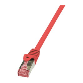 LogiLink Patch Cable Cat.6 S/FTP PrimeLine 3,00m rojo