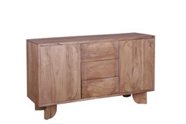 DKD Home Decor Buffet de Acacia Cenef Ridh 160x40,5x80