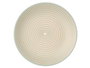 Vessia Plato Postre 20.5 cm Grabado Verde Ceramica (Set de 24)