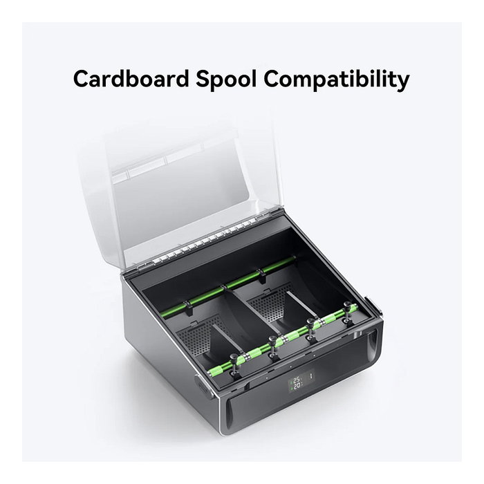 Creality Soporte de Filamento 1002120001 Negro Transparente para Impresora 3D K2 Plus, Resistente a la Humedad, LCD