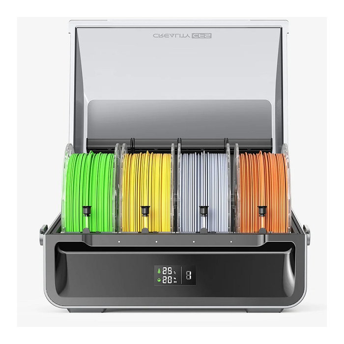 Creality Soporte de Filamento 1002120001 Negro Transparente para Impresora 3D K2 Plus, Resistente a la Humedad, LCD