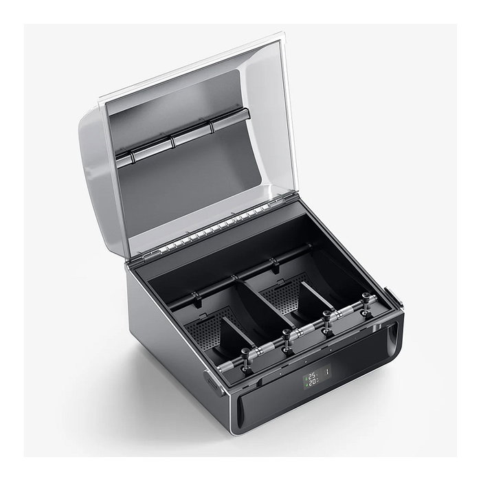 Creality Soporte de Filamento 1002120001 Negro Transparente para Impresora 3D K2 Plus, Resistente a la Humedad, LCD