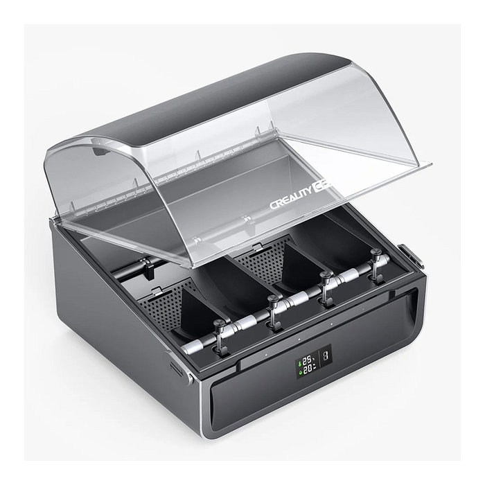 Creality Soporte de Filamento 1002120001 Negro Transparente para Impresora 3D K2 Plus, Resistente a la Humedad, LCD