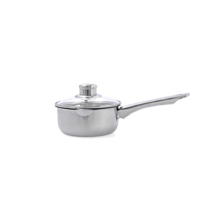 Quid Cazo con Tapa de Acero Inoxidable Habitat QD 14 cm Quid Cazo con Tapa de Acero Inoxidable Habitat QD 14 cm