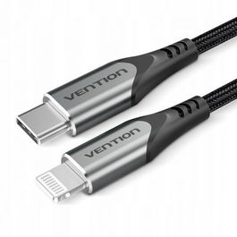 Cable Lightning Vention TACHF Gris 1 m