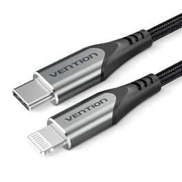Vention Cable USB-C a Lightning TACHF 1m Gris, Certificación MFi, 480Mbps