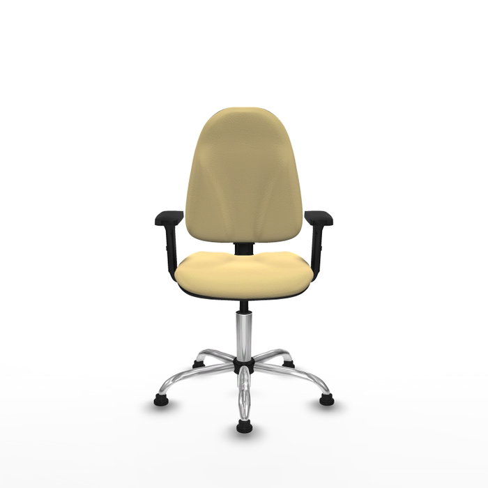 PIQUERAS Y CRESPO Silla de oficina Algarra Crema con mecanismo de contacto permanente PIQUERAS Y CRESPO Silla de oficina Algarra Crema con mecanismo de contacto permanente