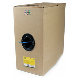 StarTech Bobina Cable de Red Ethernet Cat6 UTP CMR Azul 305m - 1000 Mbps, PoE, 500 MHz