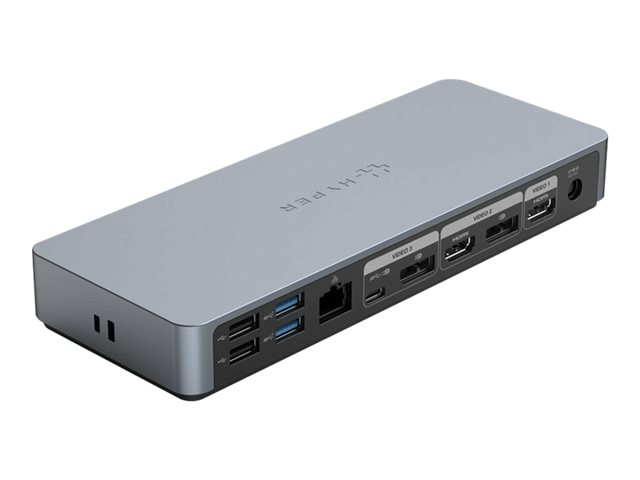 HyperDrive Docking Station USB-C 14 Puertos HDMI 4K DisplayPort Power Delivery 65W para MacBook y Portátiles