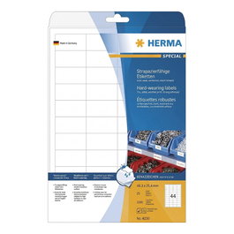 HERMA Etiquetas de dirección A4 99,1x67,7 mm Poliéster Mate 200 uds. Laser 8331
