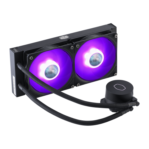 Cooler Master MasterLiquid ML240L V2 RGB Refrigerador de CPU, Doble Ventilador 120mm, Iluminación RGB, Compatible con Procesadores LGA1700/AM5 Cooler Master MasterLiquid ML240L V2 RGB Refrigerador de CPU, Doble Ventilador 120mm, Iluminación RGB, Compatible con Procesadores LGA1700/AM5