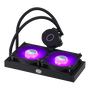 Cooler Master MasterLiquid ML240L V2 RGB Refrigerador de CPU, Doble Ventilador 120mm, Iluminación RGB, Compatible con Procesadores LGA1700/AM5