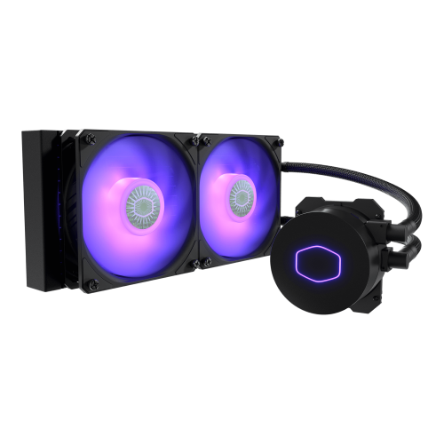 Cooler Master MasterLiquid ML240L V2 RGB Refrigerador de CPU, Doble Ventilador 120mm, Iluminación RGB, Compatible con Procesadores LGA1700/AM5 Cooler Master MasterLiquid ML240L V2 RGB Refrigerador de CPU, Doble Ventilador 120mm, Iluminación RGB, Compatible con Procesadores LGA1700/AM5