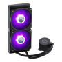 Cooler Master MasterLiquid ML240L V2 RGB Refrigerador de CPU, Doble Ventilador 120mm, Iluminación RGB, Compatible con Procesadores LGA1700/AM5