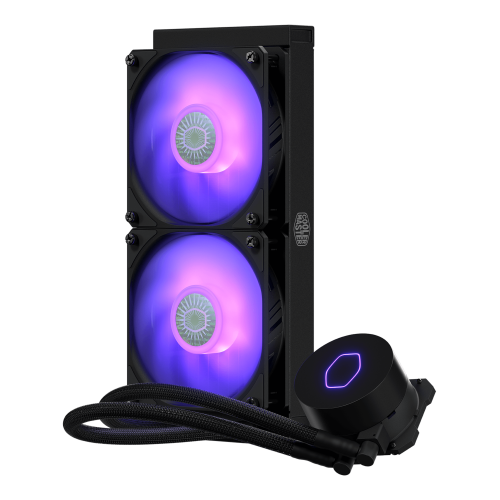 Cooler Master MasterLiquid ML240L V2 RGB Refrigerador de CPU, Doble Ventilador 120mm, Iluminación RGB, Compatible con Procesadores LGA1700/AM5 Cooler Master MasterLiquid ML240L V2 RGB Refrigerador de CPU, Doble Ventilador 120mm, Iluminación RGB, Compatible con Procesadores LGA1700/AM5