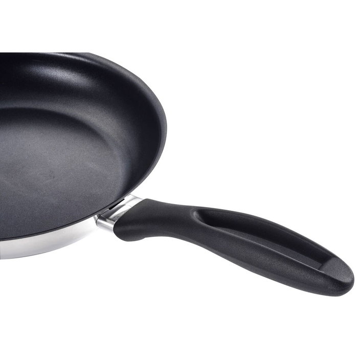 Sartén Fagor 81SAFGTRE28 Negro Plateado Acero Inoxidable Hierro