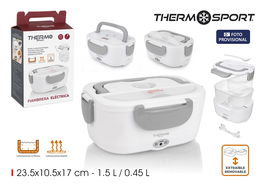 Inde Fiambrera Eléctrica Extraible Thermosport con 23.5x10.5x17 cm y 1.5 litros de capacidad (6 Unidades)