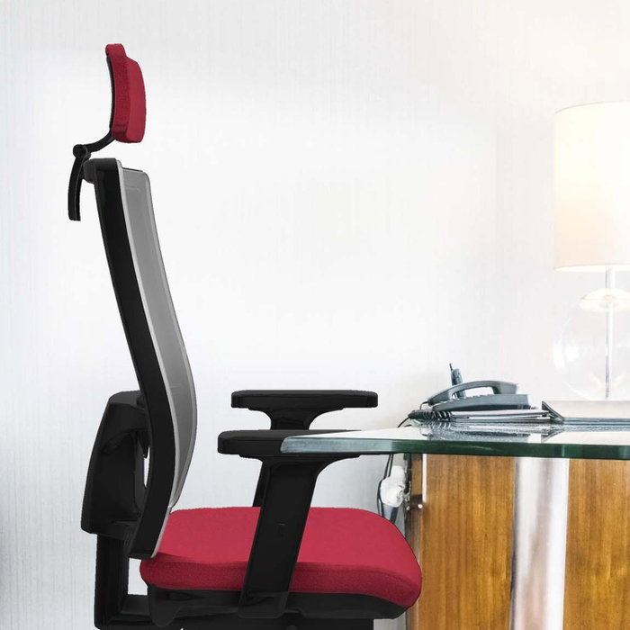 PIQUERAS Y CRESPO Silla de oficina Horna Rosa y Blanco PIQUERAS Y CRESPO Silla de oficina Horna Rosa y Blanco