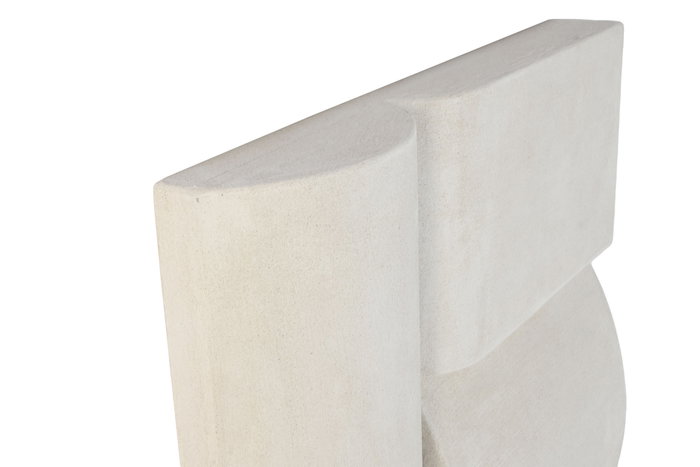 DKD Home Decor Decoración de pared MDF Abstracto 3D Blanco