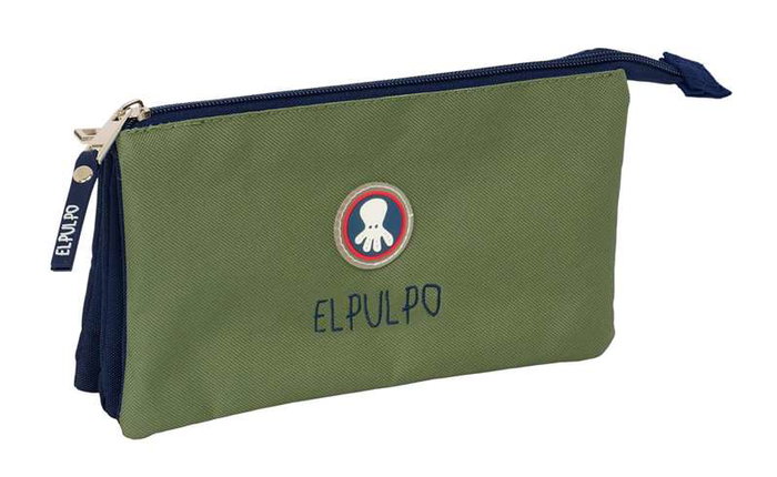 Safta Portatodo Triple El Pulpo Verde 22x12x3 Cm Safta Portatodo Triple El Pulpo Verde 22x12x3 Cm