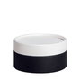 Le Lu Caja Negro Blanco LUX para Un Solo Uso, Caja de Cartón 10 cm de Diámetro x 5.5 cm de Alto, Capacidad 20 cl (Set de 8)